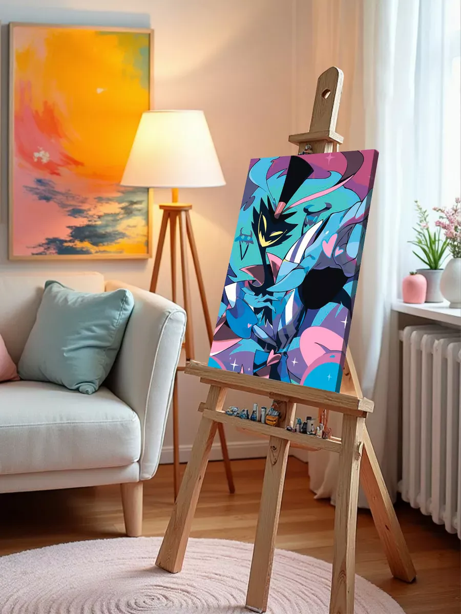 Картина по номерам «Адский босс, Отель Хазбин: Асмодей» — картинка 9