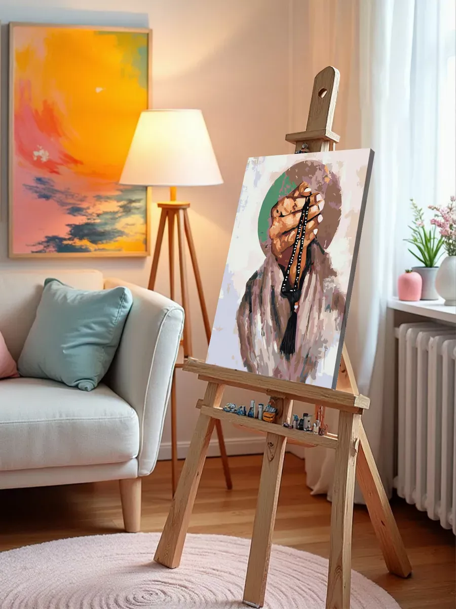 Картина по номерам «Религия, мусульманская: чётки, Ислам» — картинка 9