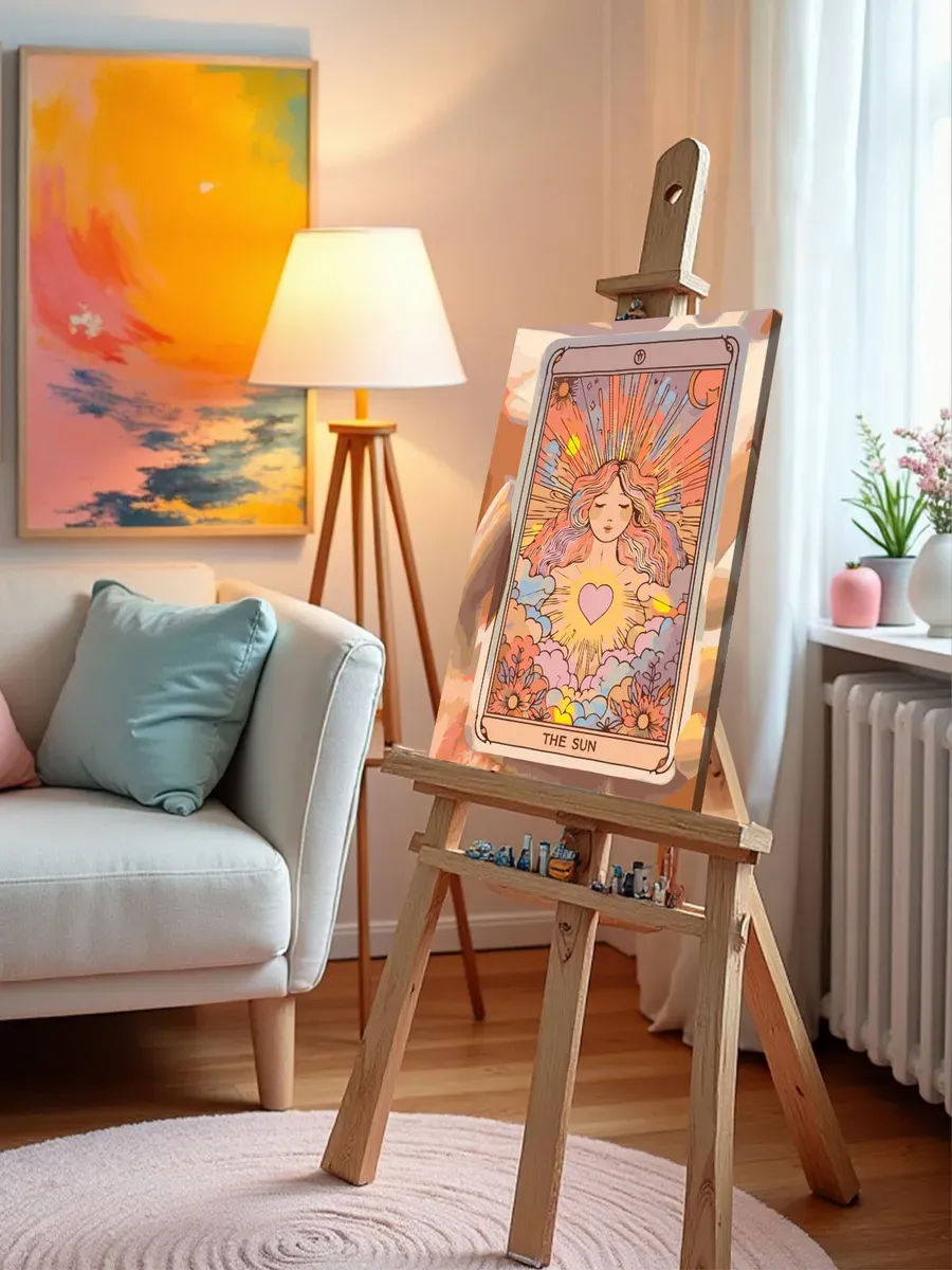 Картина по номерам «Таро, эзотерика, астрология: карта Солнце» — картинка 9