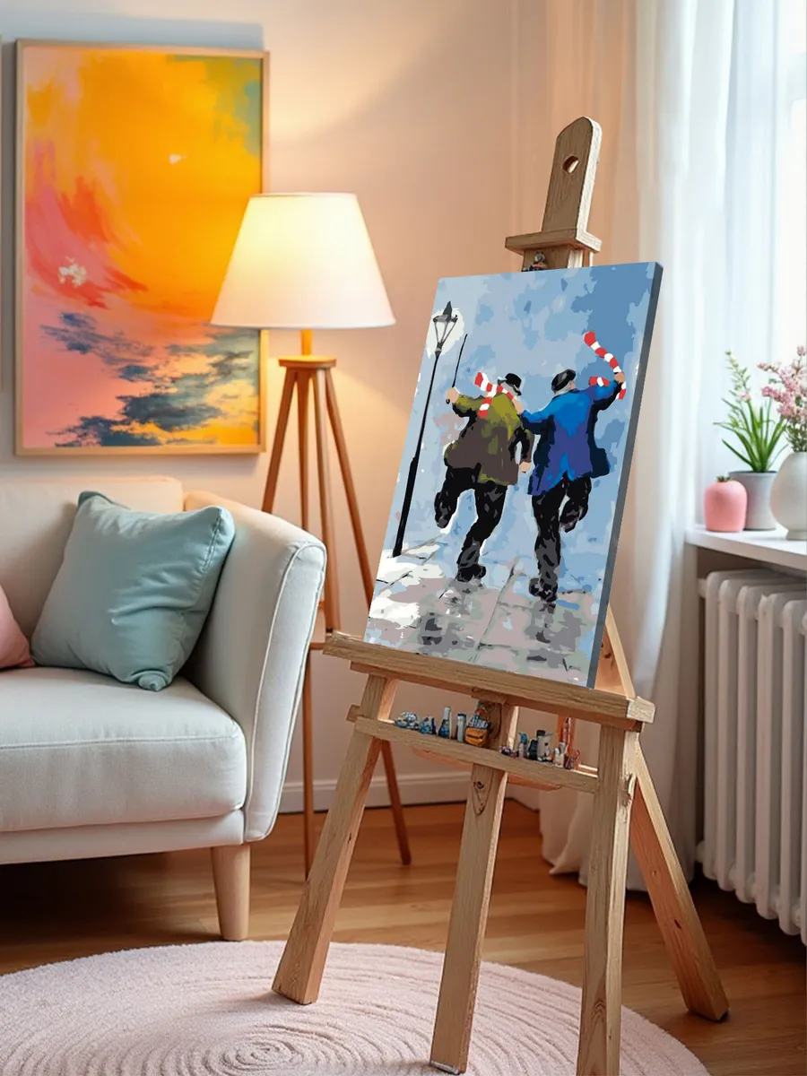 Картина по номерам «Счастливая старость для двух друзей» — картинка 9