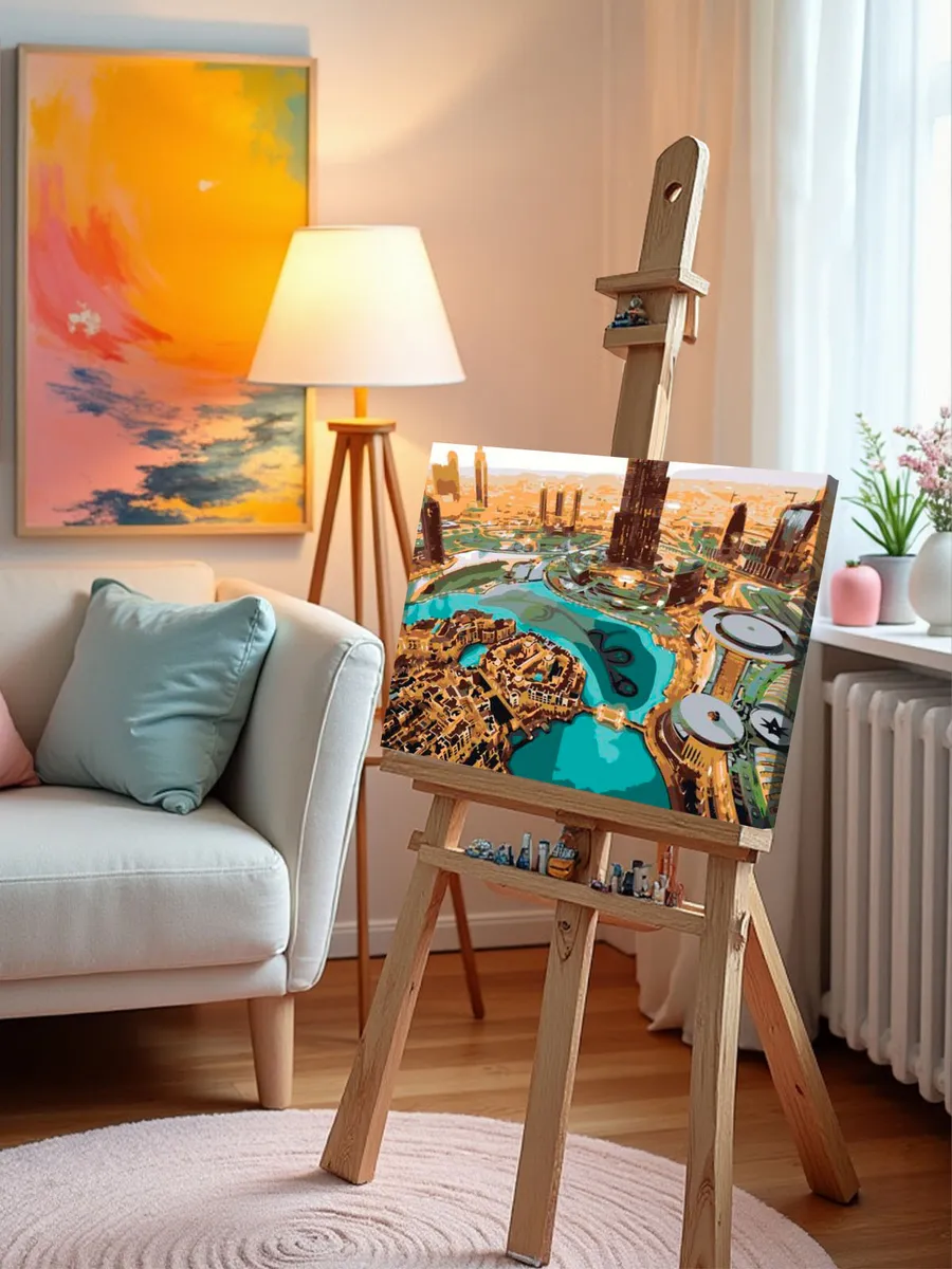 Картина по номерам «Дубай, ОАЭ, Эмираты: город будущего» — картинка 9