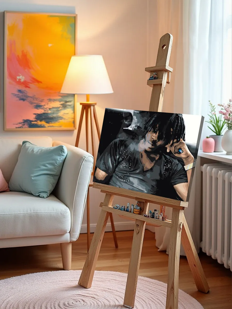 Картина по номерам «Рэпер Чиф Киф Chief Keef в машине» — картинка 9