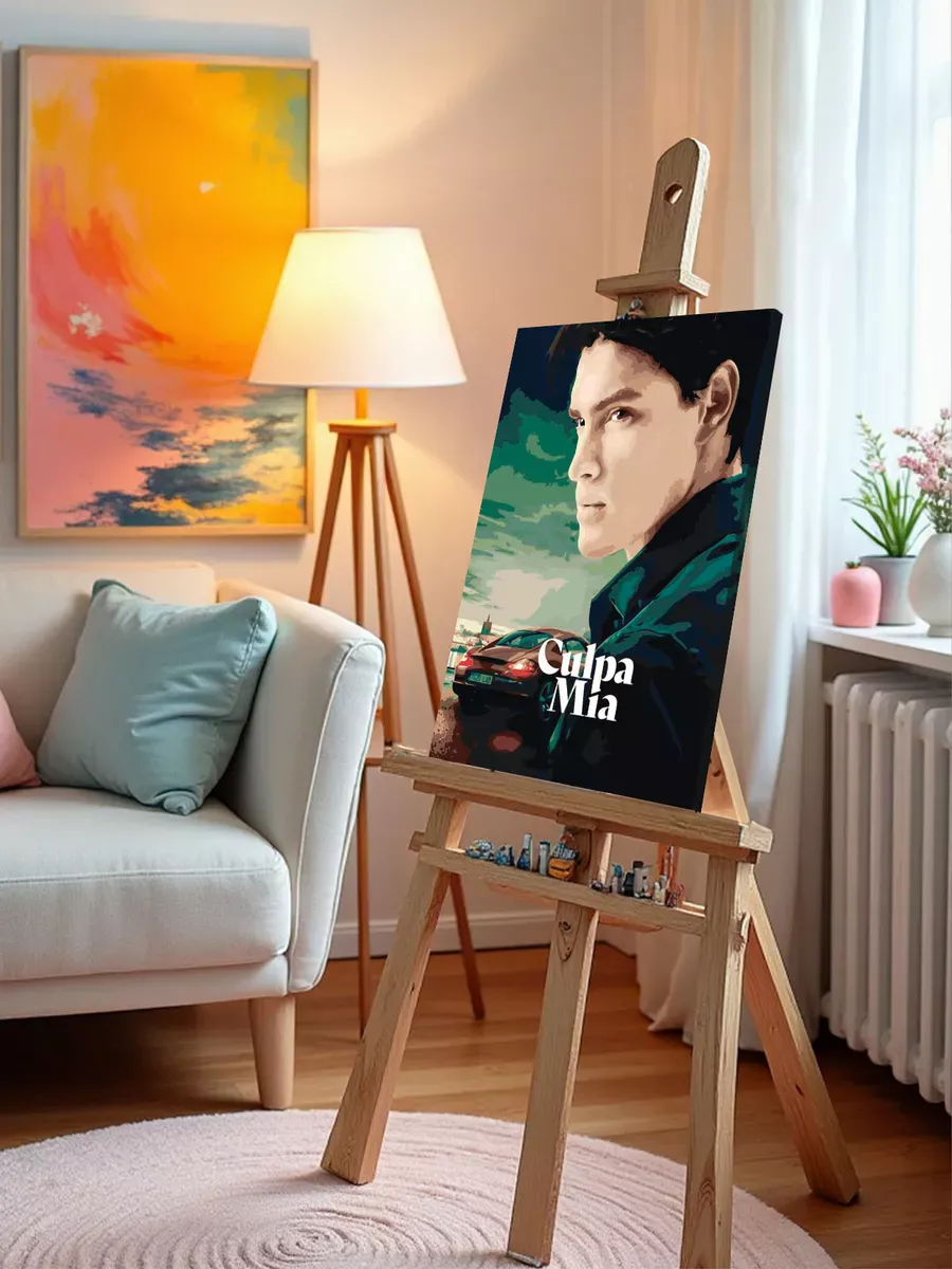 Картина по номерам «Фильм Моя Вина: Постер Ник, порше» — картинка 9