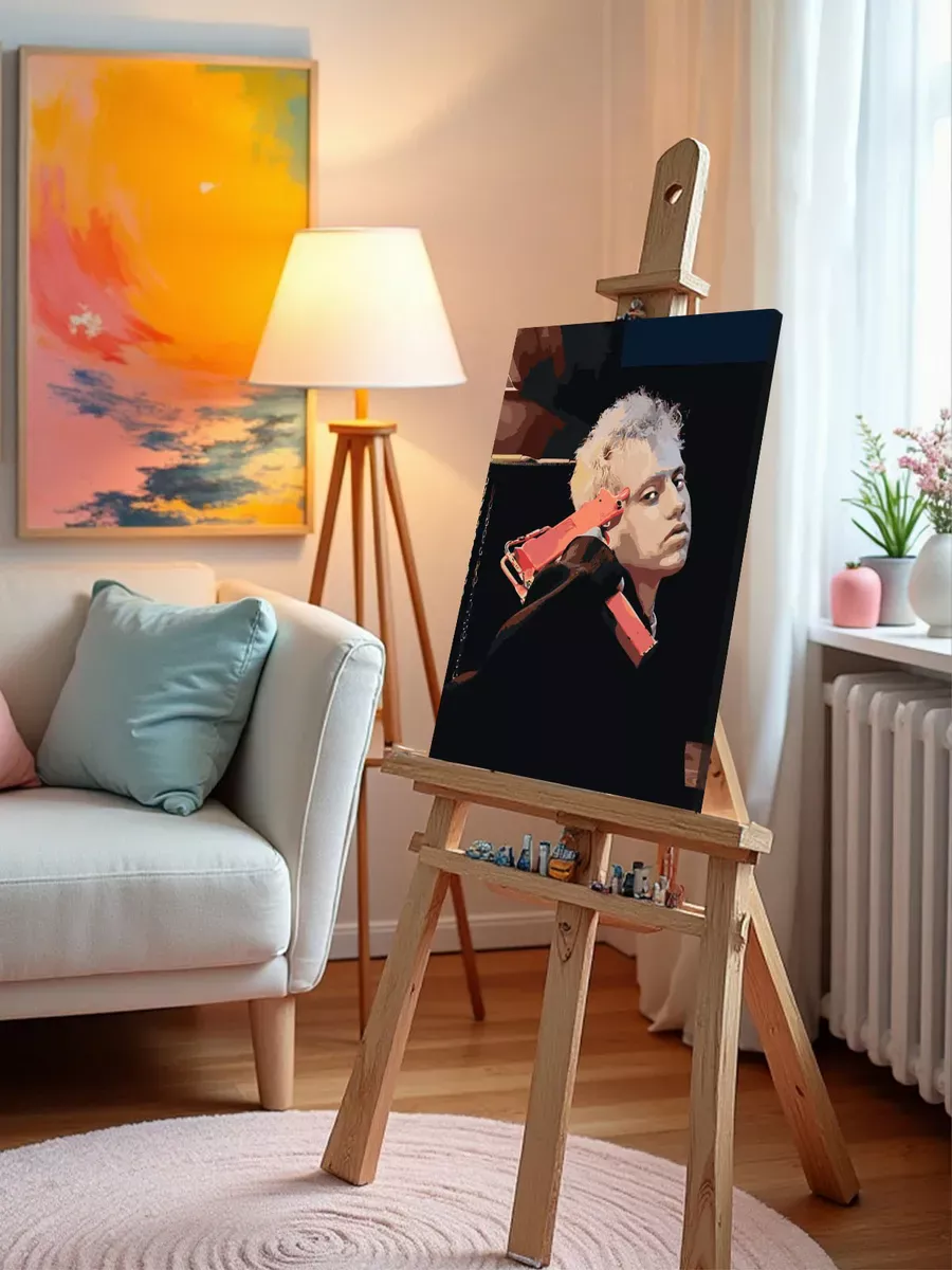 Картина по номерам «Поп-рок музыкант 13 тринадцать карат Саша» — картинка 9