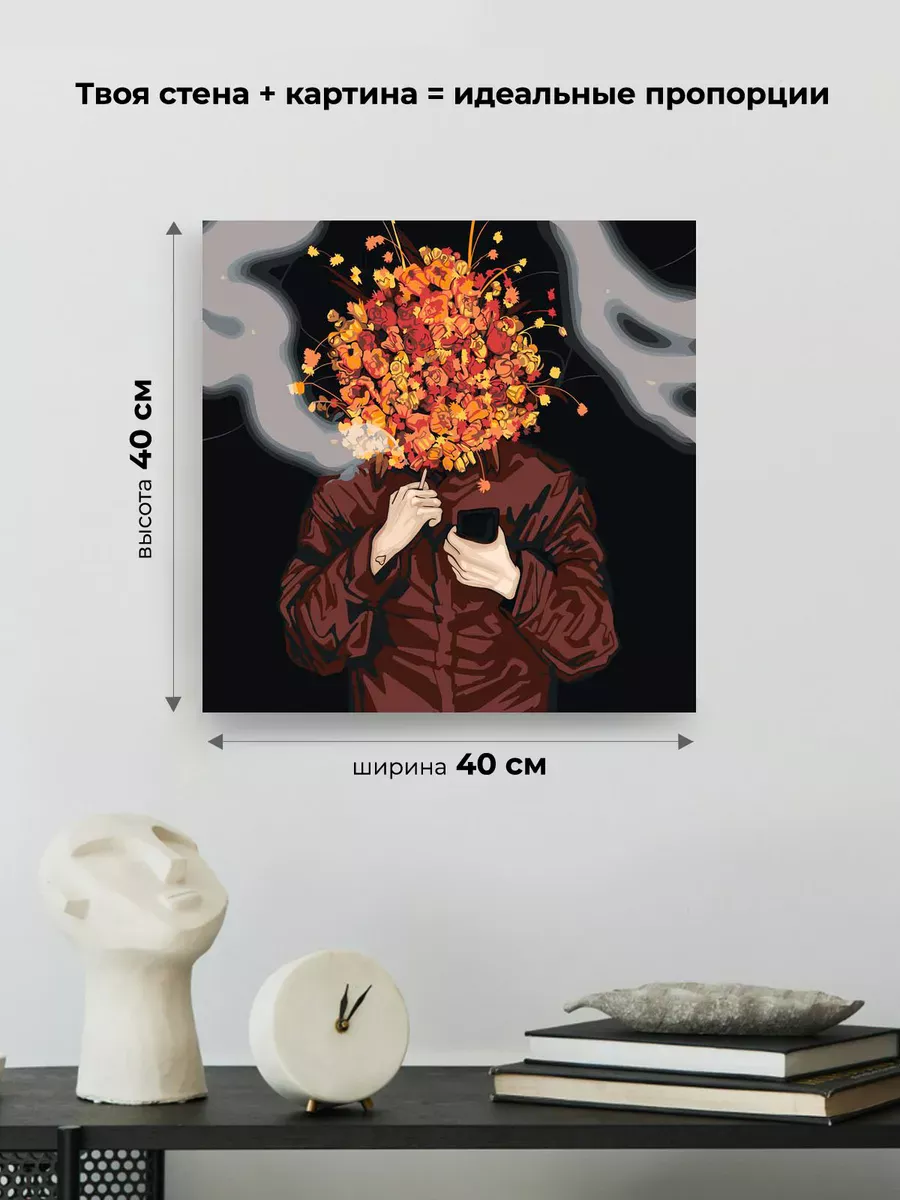 Картина по номерам «Поп-рок музыкант 13 тринадцать карат» — картинка 3