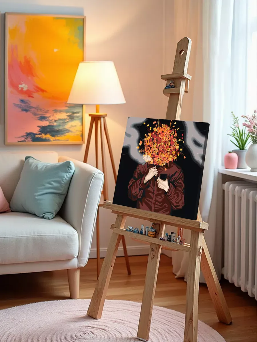 Картина по номерам «Поп-рок музыкант 13 тринадцать карат» — картинка 10