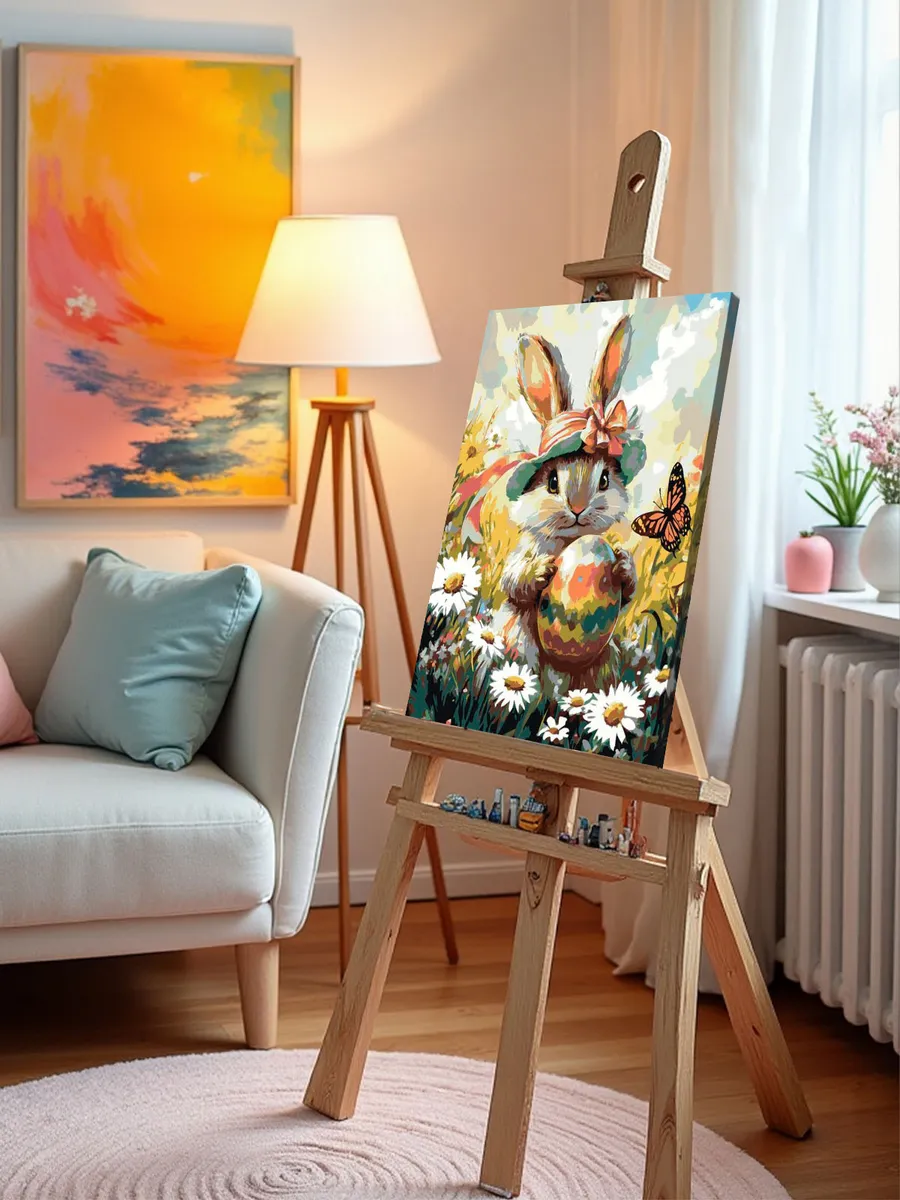 Картина по номерам «Религия, христианская: Пасха, кролик» — картинка 9