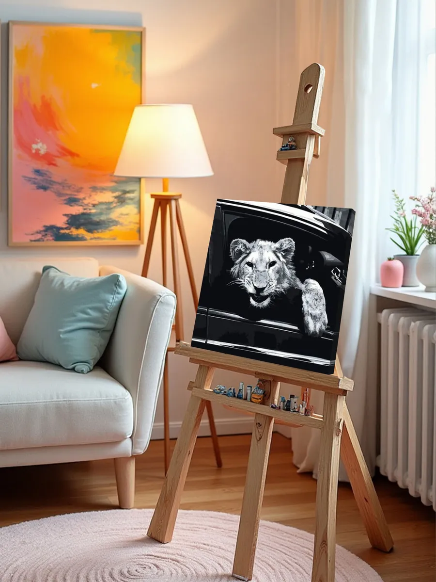 Картина по номерам «Рэпер Макан Macan: Спокойной ночи, лев» — картинка 9