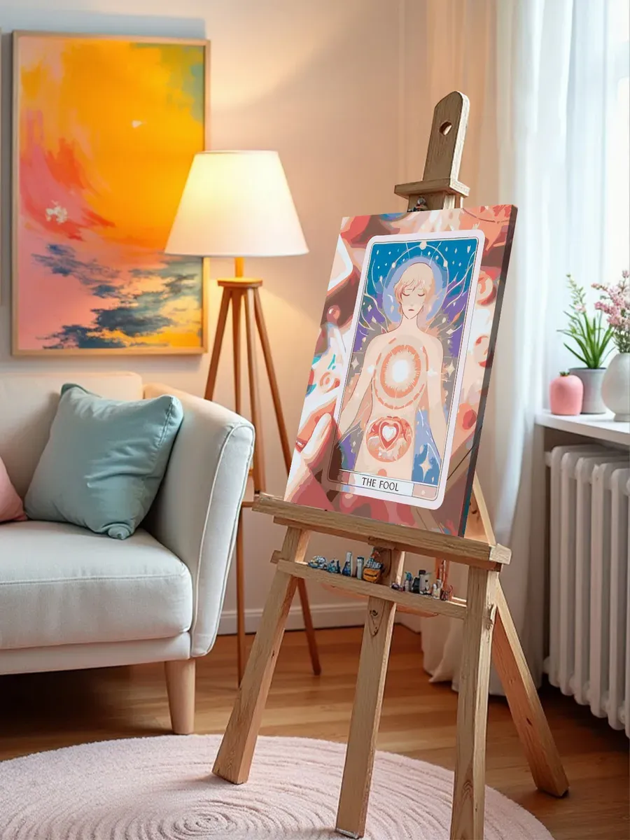 Картина по номерам «Таро, гадание: карта Шут, человек, арт» — картинка 9