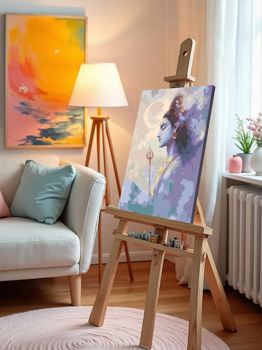 Картина по номерам Чакры йога индуизм бог Кришна — картинка 9