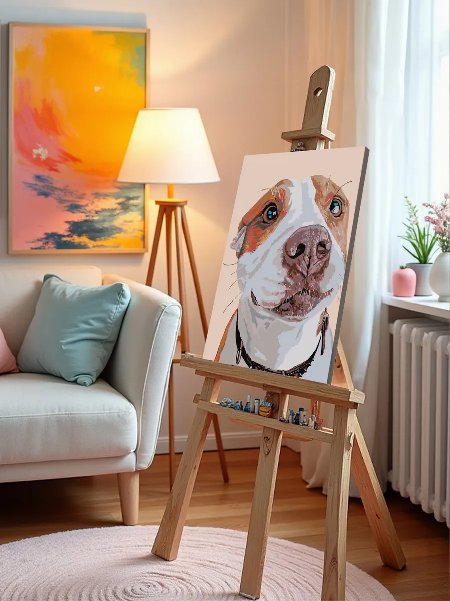 Картина по номерам «Люси» — картинка 9