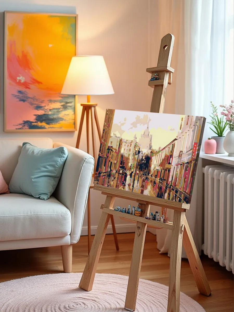 Картина по номерам «Старый Арбат» — картинка 9