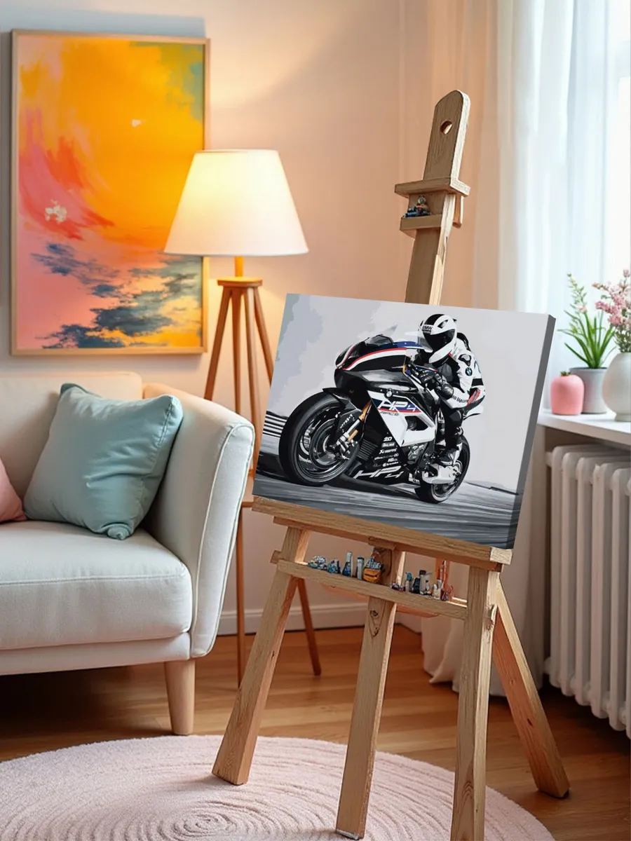 Картина по номерам «Мотоспорт» — картинка 9