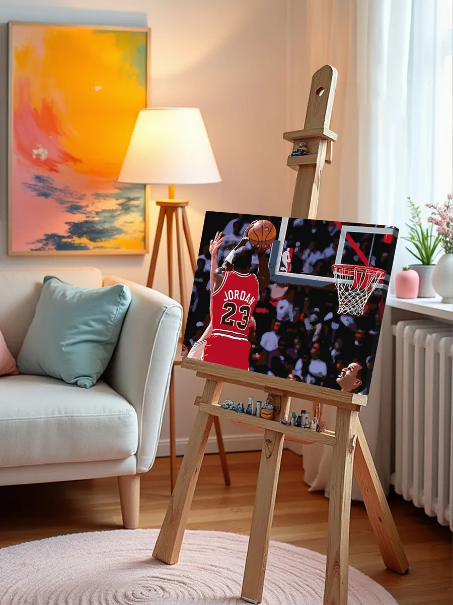 Картина по номерам «Баскетболисты» — картинка 9