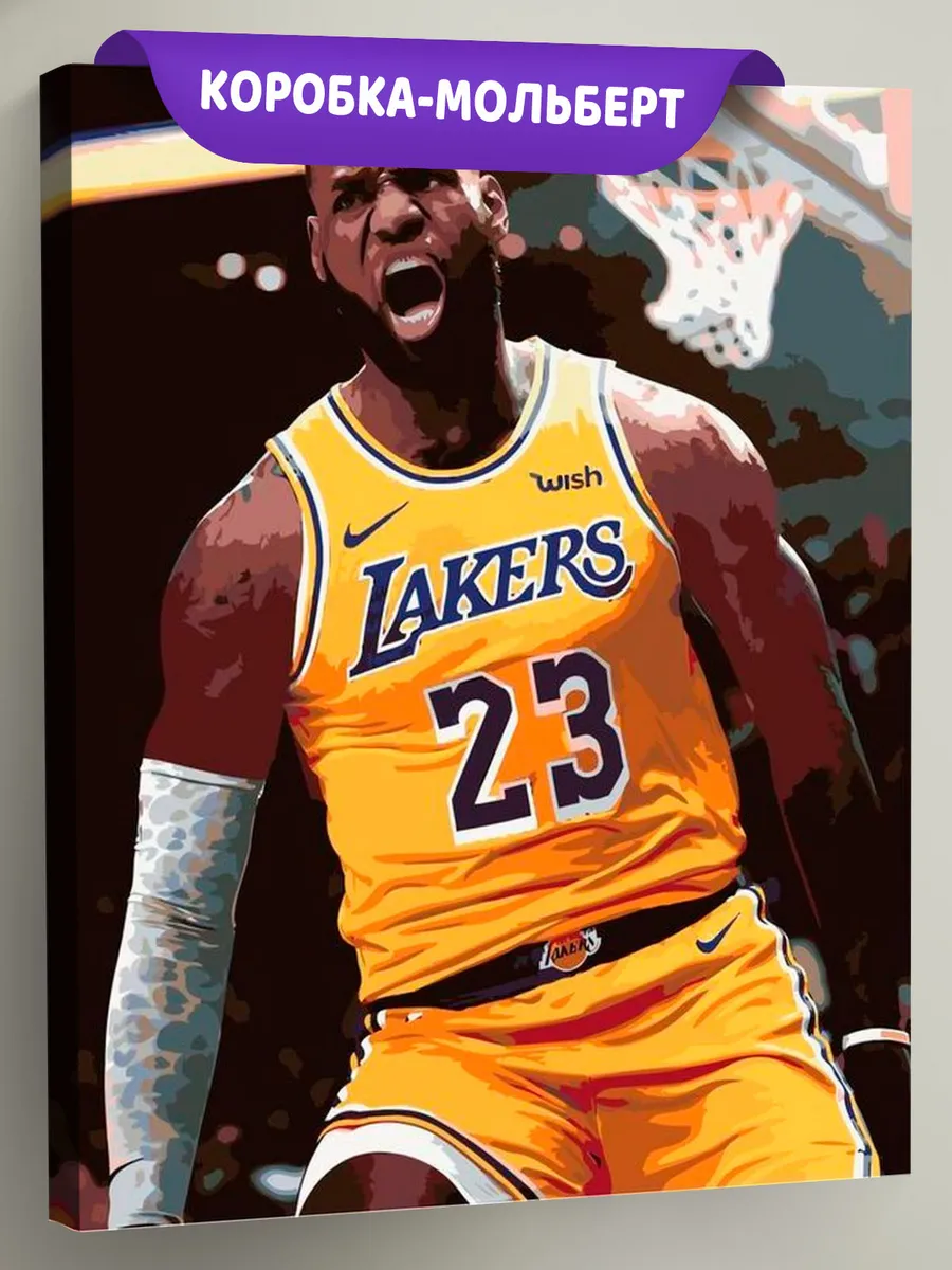 Картина по номерам «Леброн Джеймс»