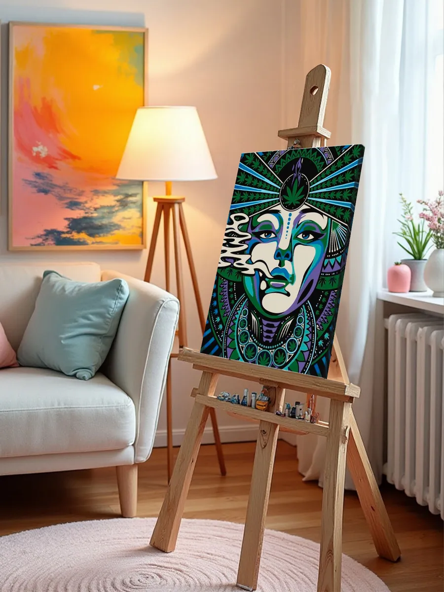 Картина по номерам «Просветление» — картинка 9