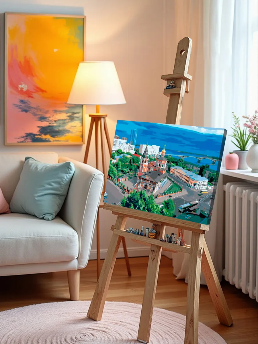 Картина по номерам «Троицкий собор. Саратов» — картинка 9