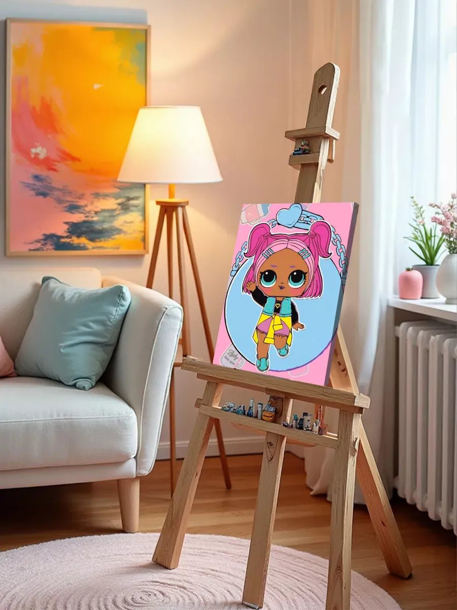 Картина по номерам «Куколка» — картинка 9