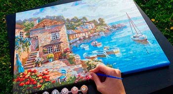 Картины по номерам — советы, методы и хитрости раскрашивания