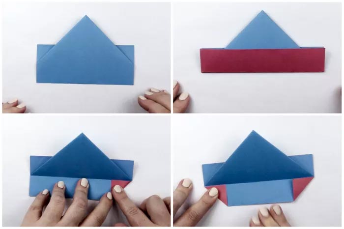 На фото изображено - Искусство оригами: фигурки из бумаги своими руками, рис. Шаг 3