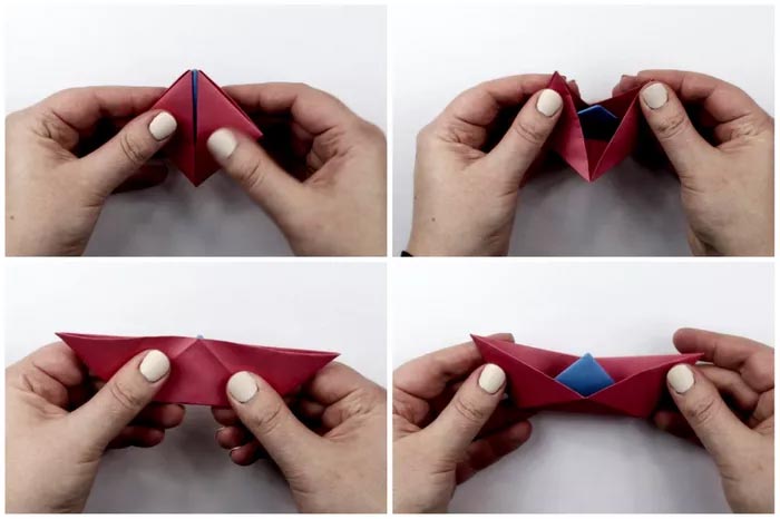 На фото изображено - Искусство оригами: фигурки из бумаги своими руками, рис. Шаг 6