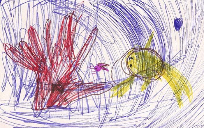 На фото изображено - Психология детского рисунка, рис. Детский рисунок