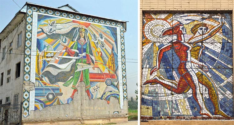 На фото изображено - Мозаика от древности до современности: как зарождалось и развивалось искусство в разные эпохи, рис. Советская мозаика