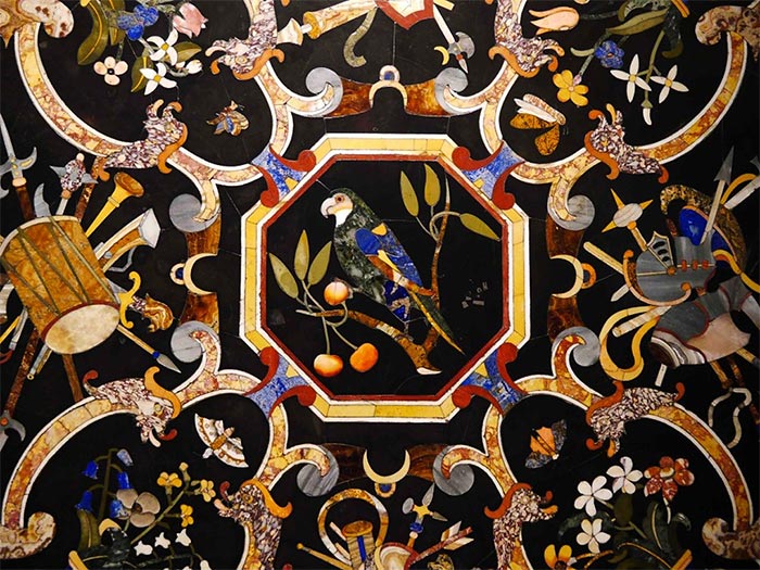 На фото изображено - Мозаика от древности до современности: как зарождалось и развивалось искусство в разные эпохи, рис. Флорентийская мозаика