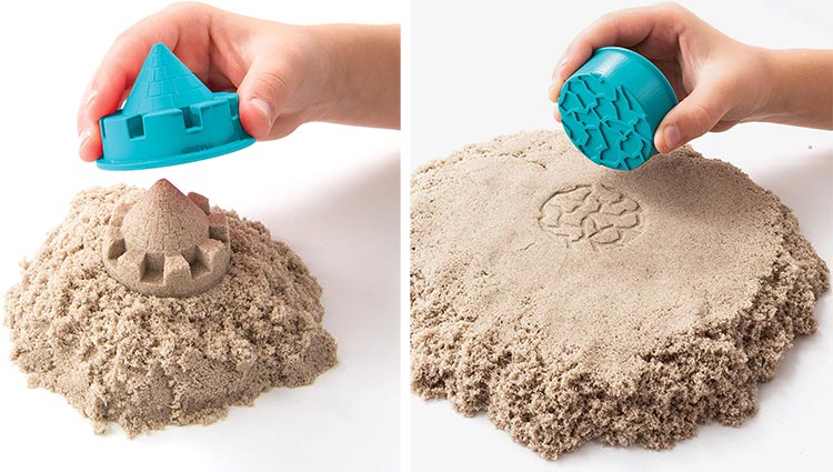 На фото изображено - Кинетический песок и слайм: разновидности, свойства и польза, рис. Кинетический песок