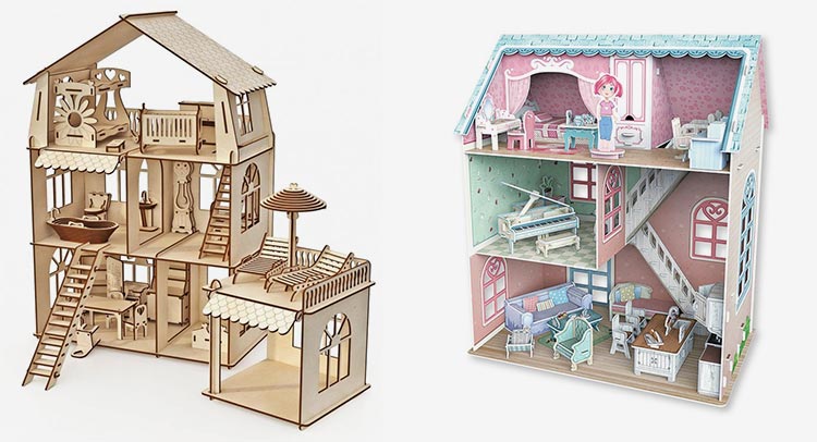 Маленькие домики для Барби