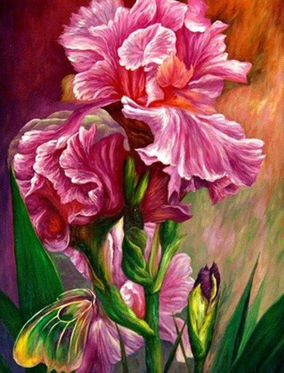 Алмазная вышивка «Ирис»