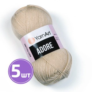 Пряжа YarnArt Adore (335), речной жемчуг, 5 шт. по 100 г