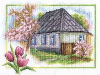 Набор для вышивания «Весна в деревне»