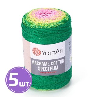 Пряжа YarnArt Macrame cotton spectrum (1309), мультиколор, 5 шт. по 250 г Пряжа YarnArt Macrame cotton spectrum (1309), мультиколор, 5 шт. по 250 г