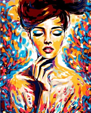 Картина по номерам «Аристократка» Картина по номерам «Аристократка»