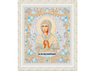 Рисунок на ткани «Богородица Семистрельная»