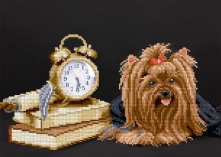 Алмазная вышивка «Йоркширский терьер» Алмазная вышивка «Йоркширский терьер»