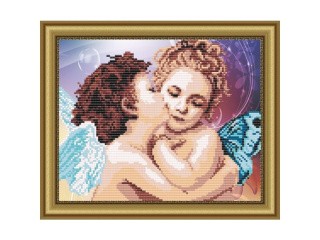 Рисунок на ткани «Поцелуй ангелов»