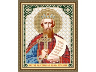 Рисунок на ткани «Святой Благоверный Князь Вячеслав»