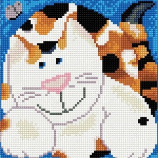 Алмазная вышивка «Кошка Лапочка» Алмазная вышивка «Кошка Лапочка»