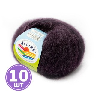 Пряжа Alpina LUCKY MOHAIR (13), фиолетовый, 10 шт. по 50 г