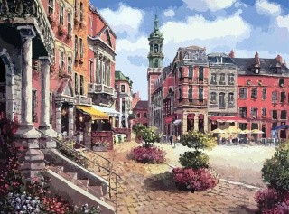 Картина по номерам «Шарлеруа. Бельгия»