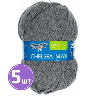 Пряжа Семеновская Chelsea MAX (744), светлый маренго 5 шт. по 100 г Пряжа Семеновская Chelsea MAX (744), светлый маренго 5 шт. по 100 г