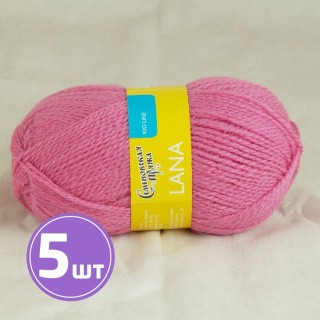 Пряжа Семеновская Lana (320), яркий флокс 5 шт. по 50 г Пряжа Семеновская Lana (320), яркий флокс 5 шт. по 50 г