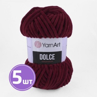 Пряжа YarnArt Dolce (752), бургунди, 5 шт. по 100 г Пряжа YarnArt Dolce (752), бургунди, 5 шт. по 100 г