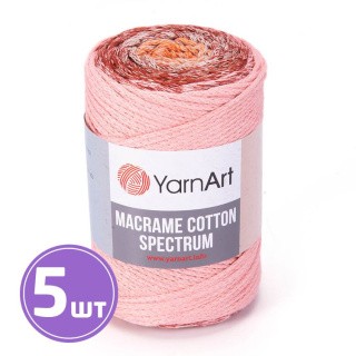 Пряжа YarnArt Macrame cotton spectrum (1319), мультиколор, 5 шт. по 250 г Пряжа YarnArt Macrame cotton spectrum (1319), мультиколор, 5 шт. по 250 г