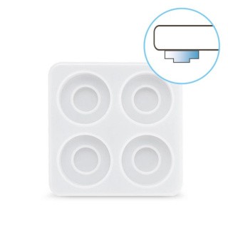 Силиконовый молд Epoxy Master ножки, 10х10 см Силиконовый молд Epoxy Master ножки, 10х10 см