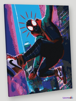 Картина по номерам «Человек паук Spiderman: Майлз Моралес»