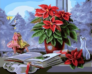 Картина по номерам «Аленький цветочек»