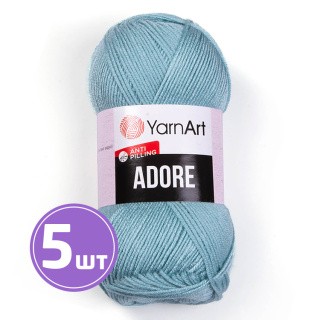 Пряжа YarnArt Adore (Адоре) (369), ледяное озеро, 5 шт. по 100 г Пряжа YarnArt Adore (Адоре) (369), ледяное озеро, 5 шт. по 100 г